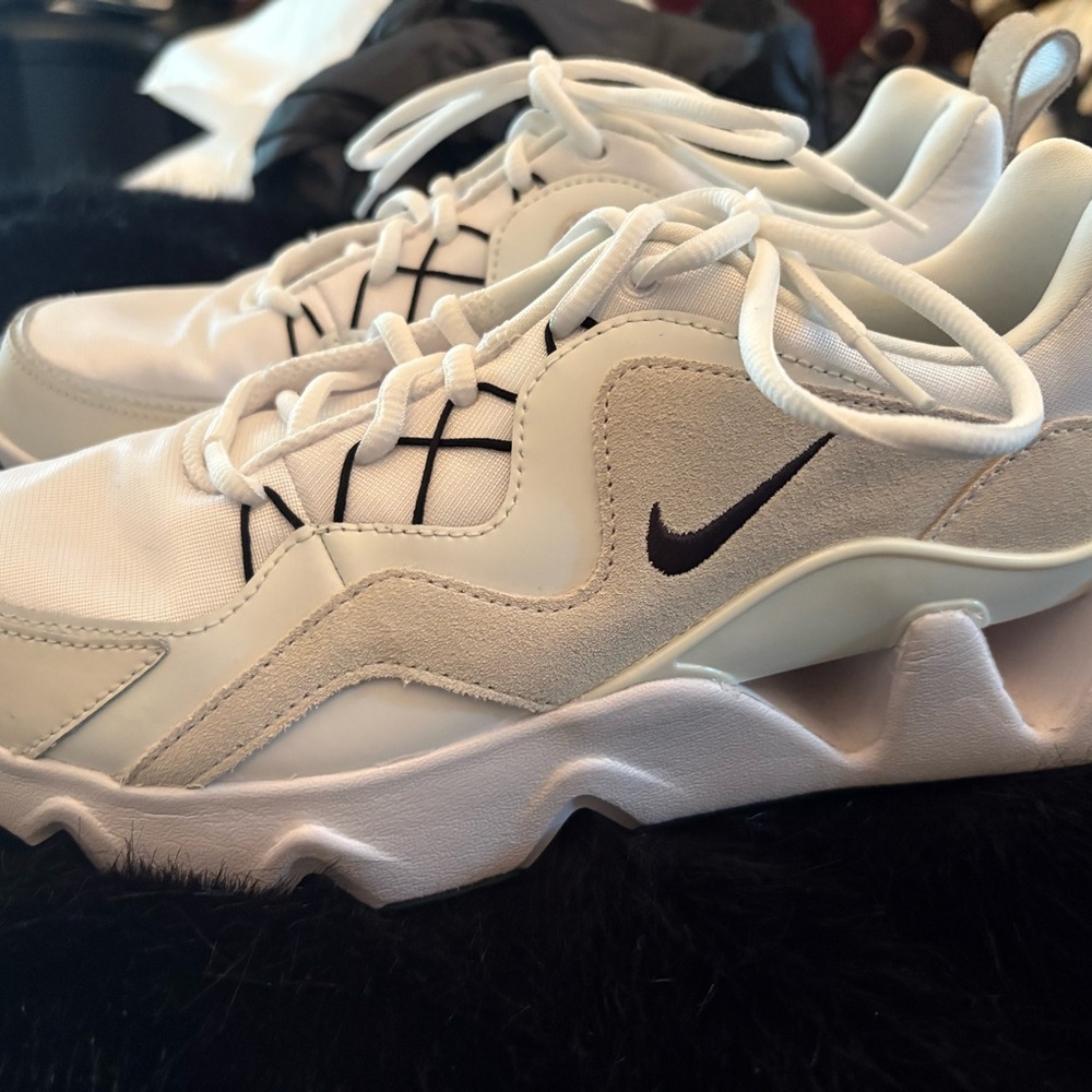 Nike White and Black Athletic Shoes